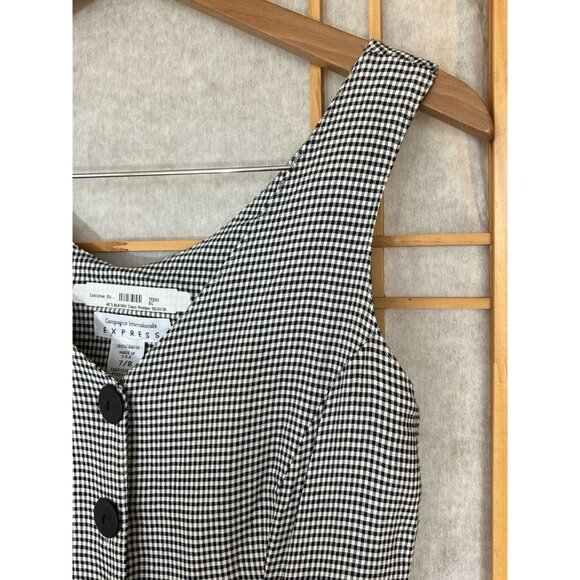 Express Black and White Mini Dress - Picture 5 of 10